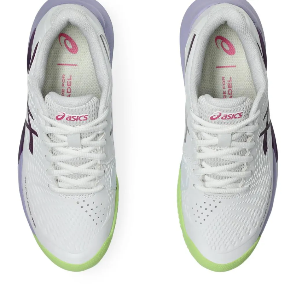 Asics Gel-Challenger 14 padelschoenen dames white deep mauve< Padelschoenen
