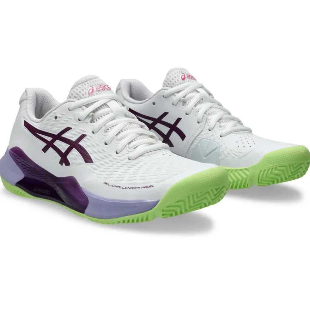 Asics Gel-Challenger 14 padelschoenen dames white deep mauve< Padelschoenen