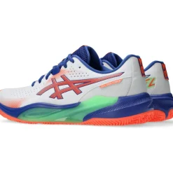 Padelschoenen-Asics GEL-CHALLENGER 15 padelschoenen heren white vivid coral