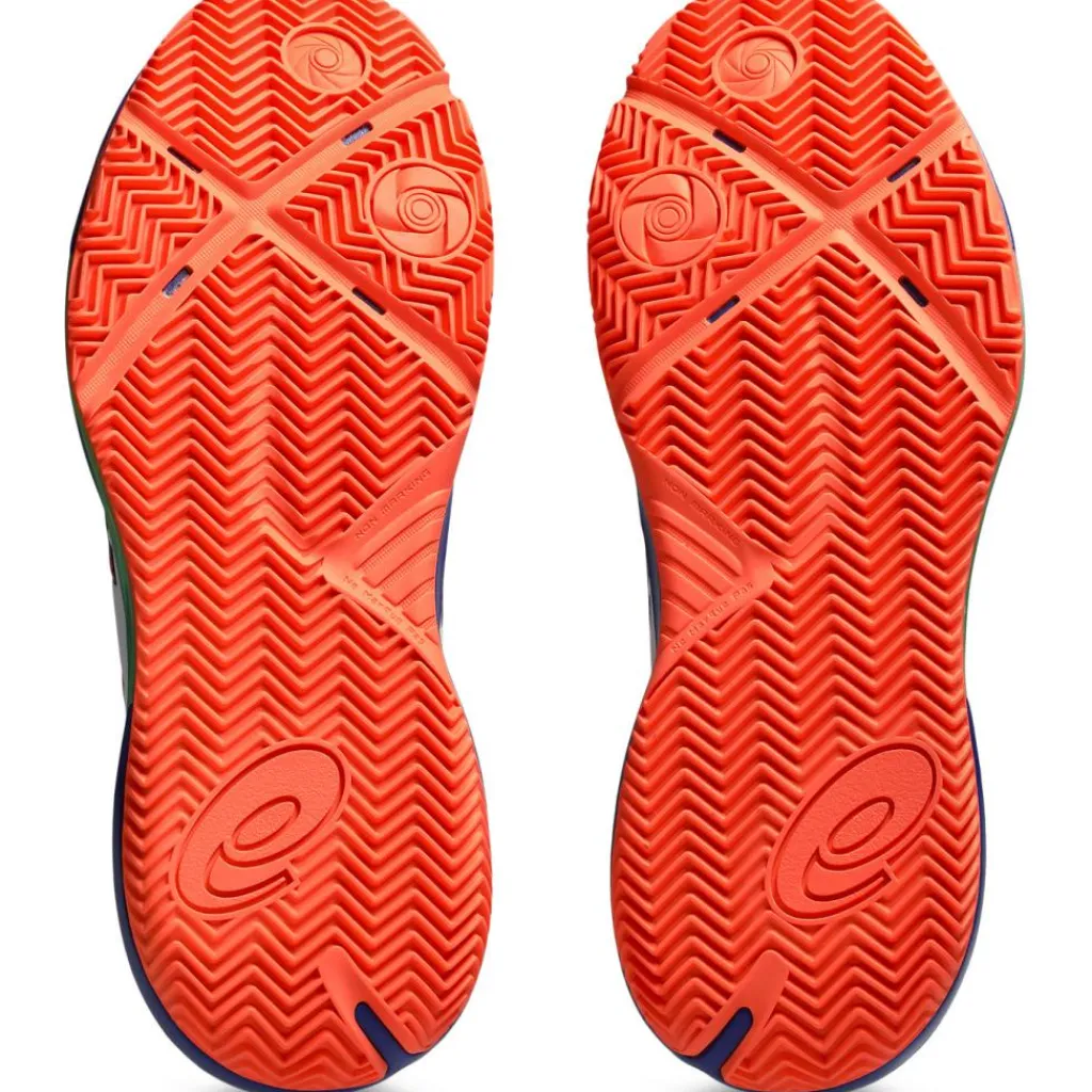 Padelschoenen-Asics GEL-CHALLENGER 15 padelschoenen heren white vivid coral