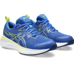 Hardloopschoenen-Asics Gel-Cumulus 25 GS hardloopschoenen junior illusion blue glow yellow