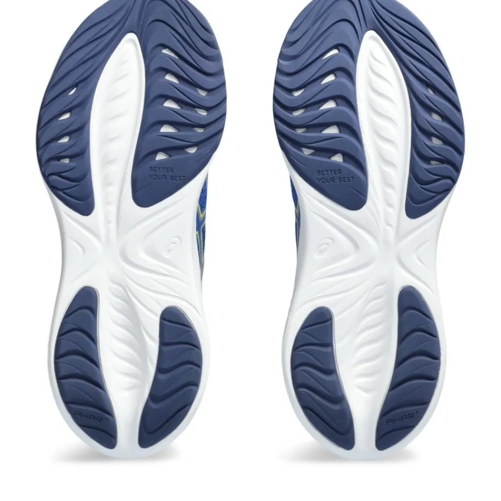 Hardloopschoenen-Asics Gel-Cumulus 25 GS hardloopschoenen junior illusion blue glow yellow