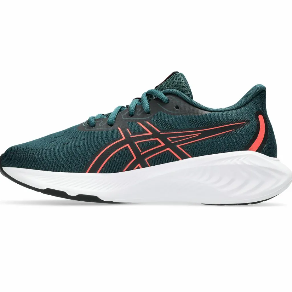 Asics Gel-Cumulus 26 GS hardloopschoenen junior saxon green coral reef< Hardloopschoenen