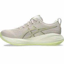 Hardloopschoenen-Asics Gel-Cumulus 27 hardloopschoenen dames mineral beige huddle yellow