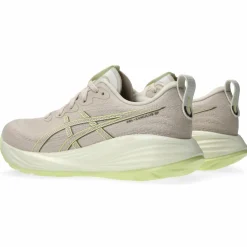 Hardloopschoenen-Asics Gel-Cumulus 27 hardloopschoenen dames mineral beige huddle yellow