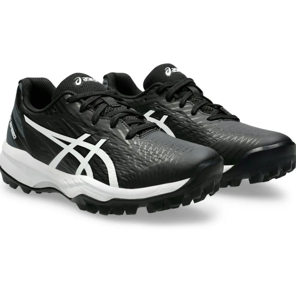 Asics GEL-FIELD SPEED GS hockeyschoenen junior black white< Hockeyschoenen