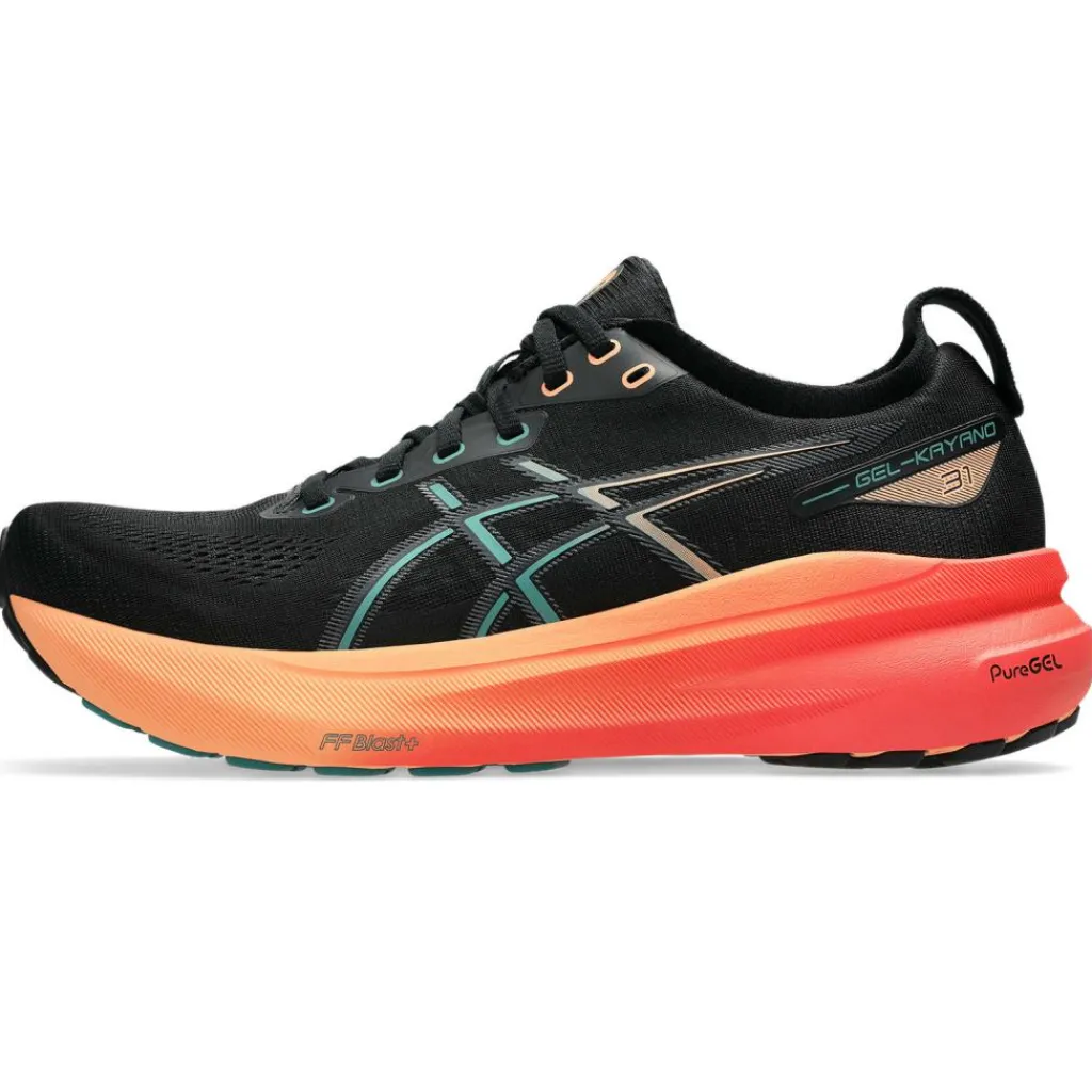 Asics Gel-Kayano 31 hardloopschoenen heren black rainy lake< Hardloopschoenen