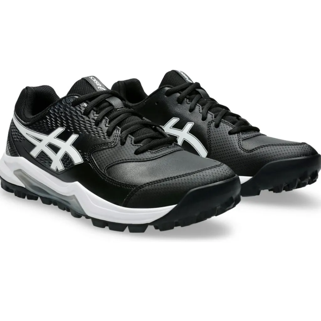 Asics GEL-LETHAL FIELD 2 hockeyschoenen heren black white< Hockeyschoenen