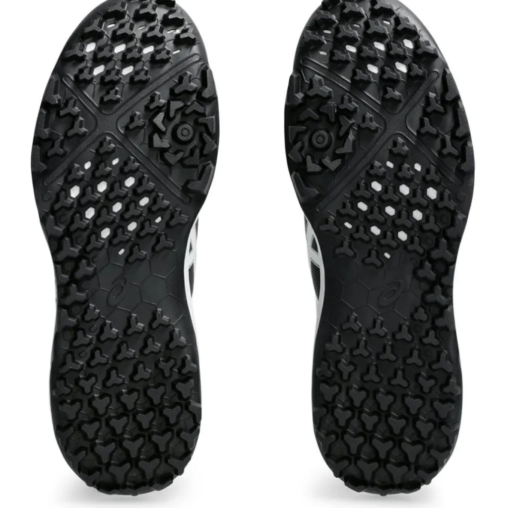 Asics GEL-LETHAL FIELD 2 hockeyschoenen heren black white< Hockeyschoenen