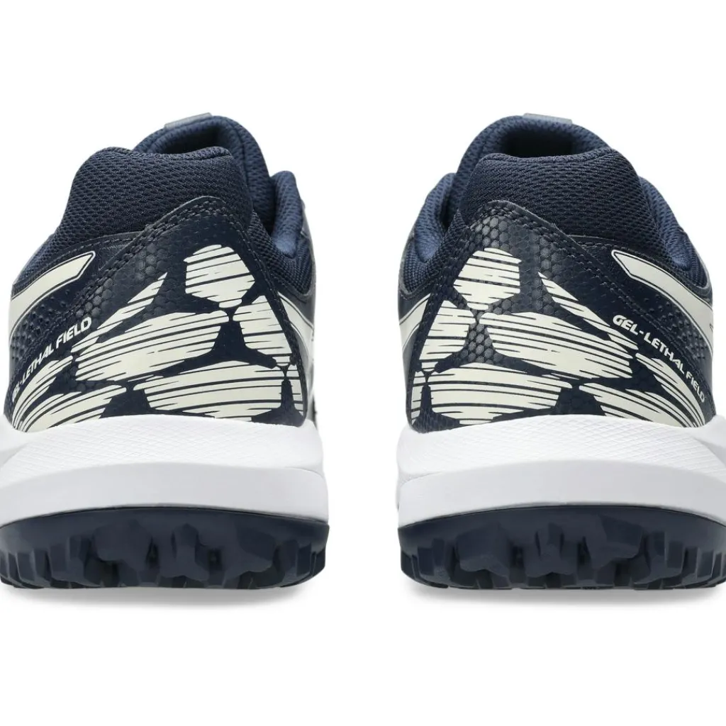 Asics GEL-LETHAL FIELD 2 hockeyschoenen midnight cream< Hockeyschoenen