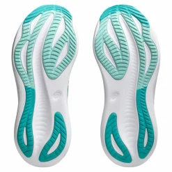 Hardloopschoenen-Asics Gel-Nimbus 27 hardloopschoenen heren wave teal saxon green