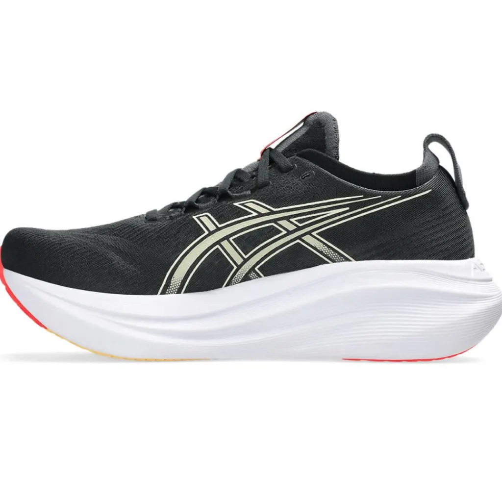 Asics GEL-NIMBUS 27 hardloopschoenen heren black khaki< Hardloopschoenen