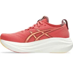 Hardloopschoenen-Asics GEL-NIMBUS 27 hardloopschoenen dames dark pink clay orange glow
