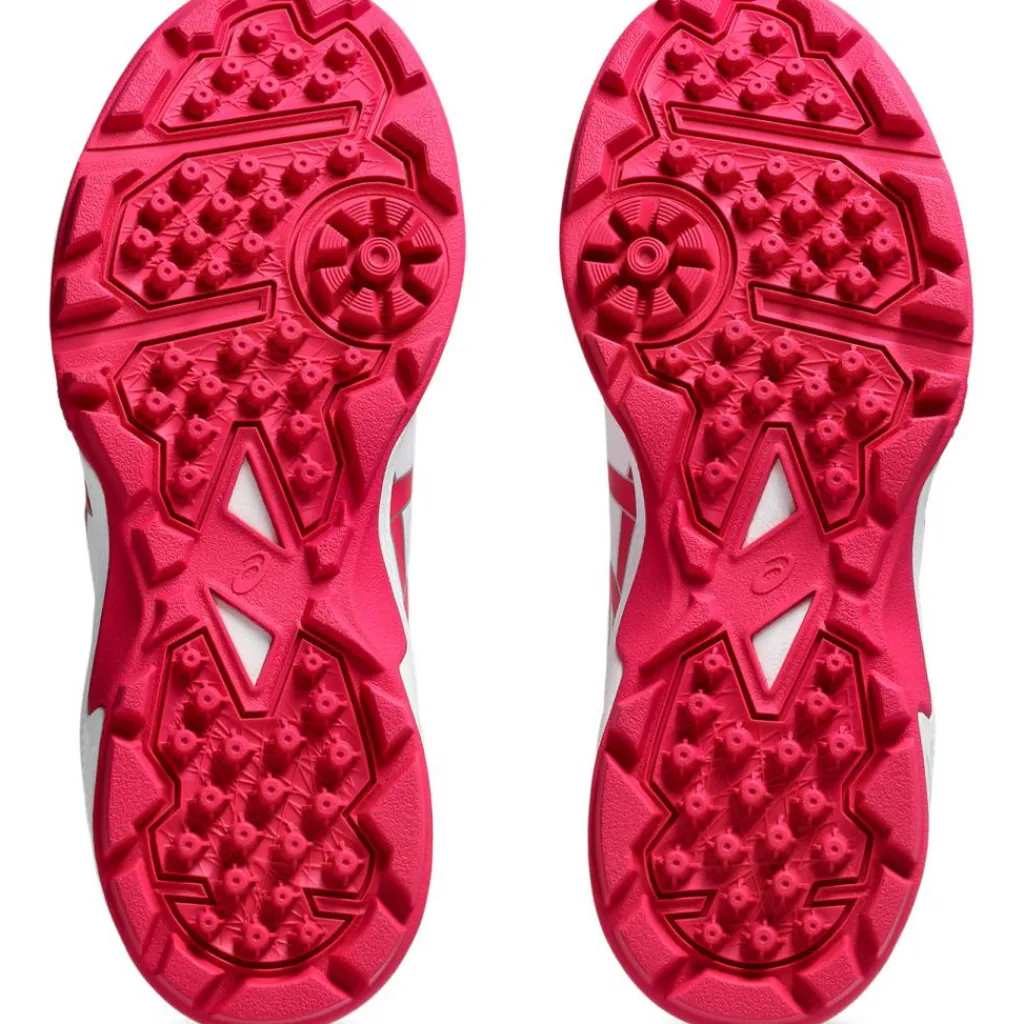 Asics GEL-PEAKE 3 GS hockeyschoenen junior white bright rose< Hockeyschoenen