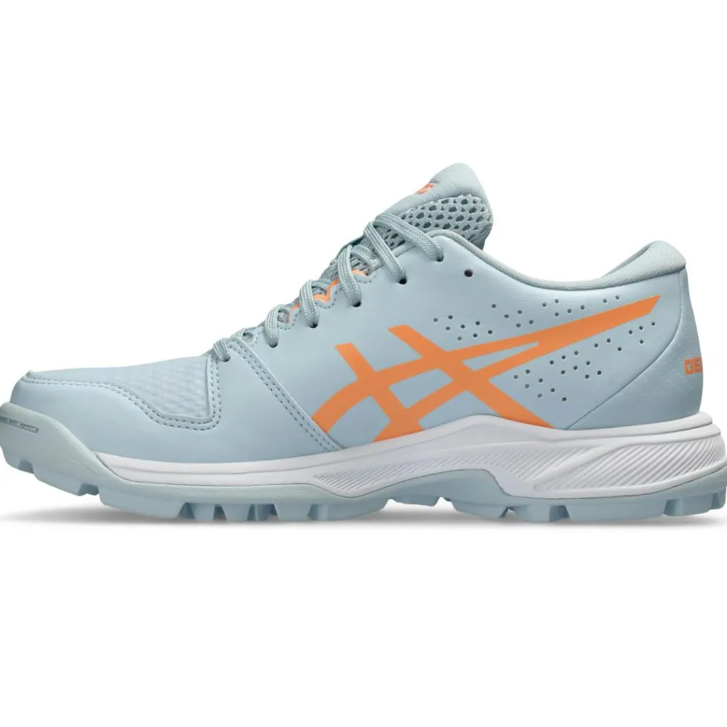 Asics GEL-PEAKE 2 hockeyschoenen dames cool grey bright sunstone< Hockeyschoenen