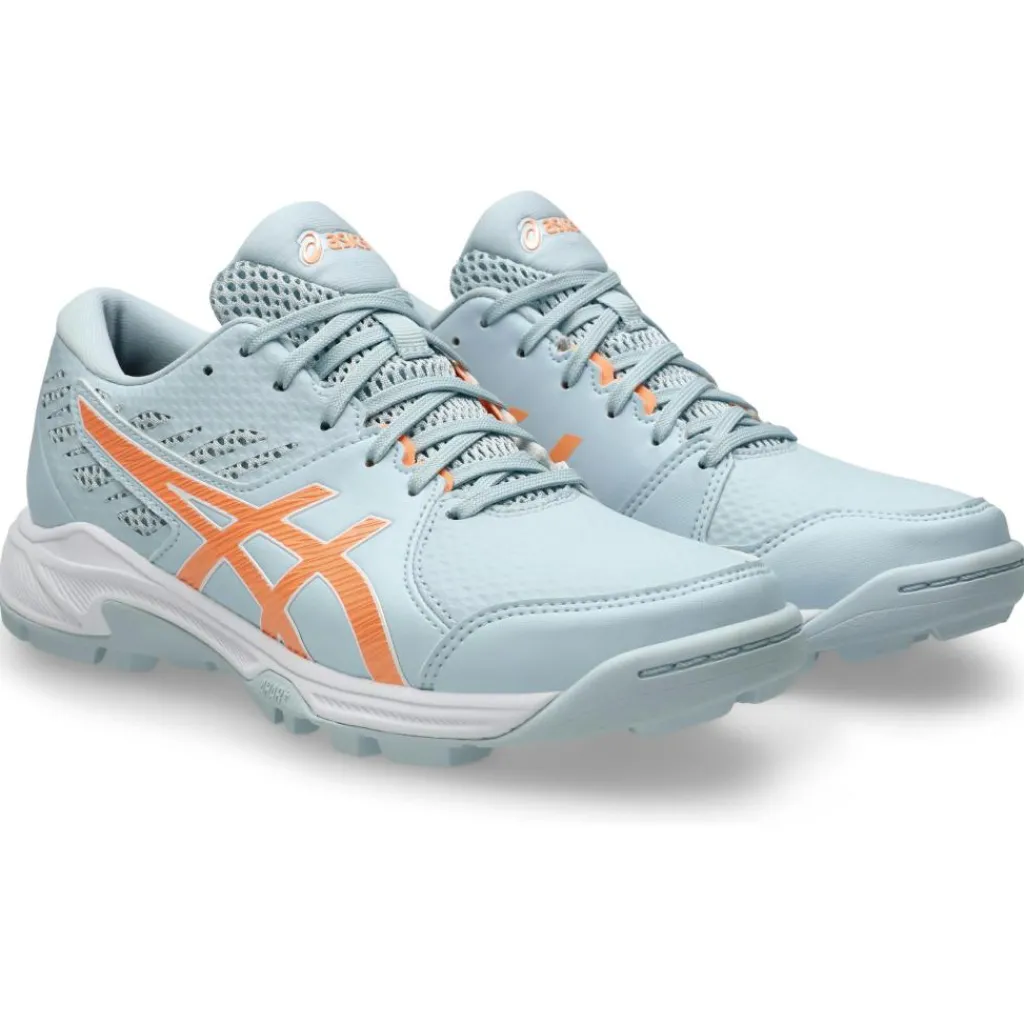 Asics GEL-PEAKE 2 hockeyschoenen dames cool grey bright sunstone< Hockeyschoenen