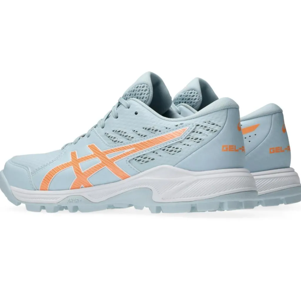 Asics GEL-PEAKE 2 hockeyschoenen dames cool grey bright sunstone< Hockeyschoenen