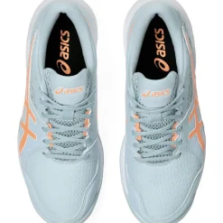 Asics GEL-PEAKE 2 hockeyschoenen dames cool grey bright sunstone< Hockeyschoenen