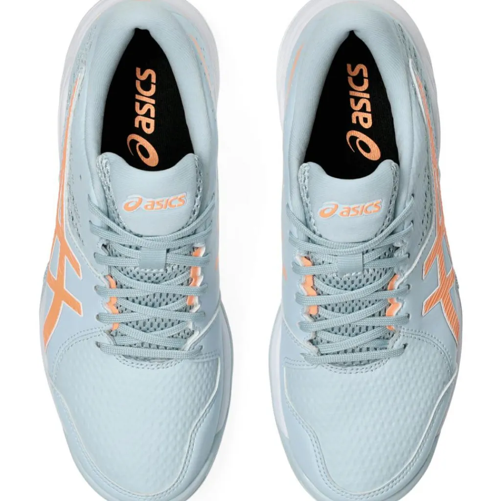 Asics GEL-PEAKE 2 hockeyschoenen dames cool grey bright sunstone< Hockeyschoenen