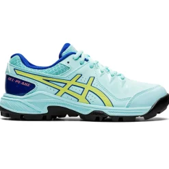 Asics Gel-Peake hockeyschoenen dames clear blue glow yellow< Hockeyschoenen