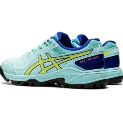 Asics Gel-Peake hockeyschoenen dames clear blue glow yellow< Hockeyschoenen