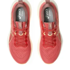 Asics GEL-PULSE 16 hardloopschoenen dames dark pink clay orange glow< Hardloopschoenen