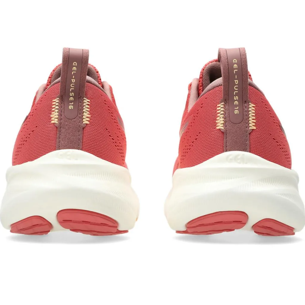 Asics GEL-PULSE 16 hardloopschoenen dames dark pink clay orange glow< Hardloopschoenen