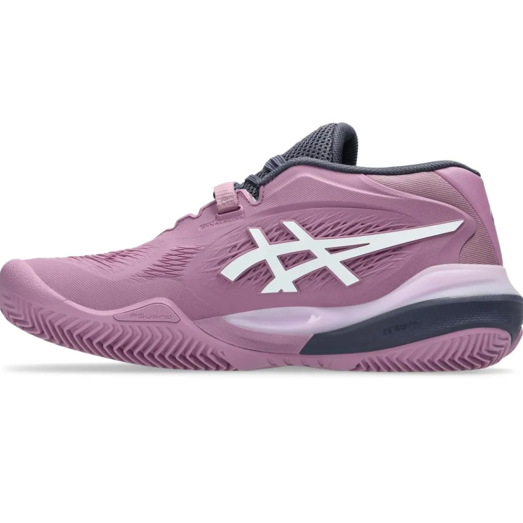 Asics Gel-Resolution X Clay tennisschoenen dames ube white< Tennisschoenen
