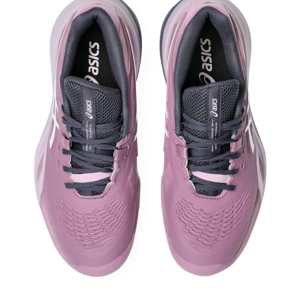 Asics Gel-Resolution X Clay tennisschoenen dames ube white< Tennisschoenen