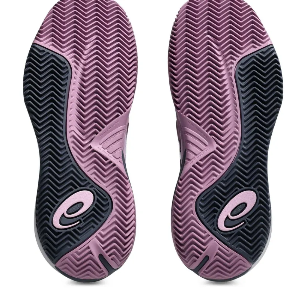 Asics Gel-Resolution X Clay tennisschoenen dames ube white< Tennisschoenen