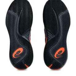 Asics Gel-Resolution X Clay tennisschoenen heren greyish purple nova orange< Tennisschoenen