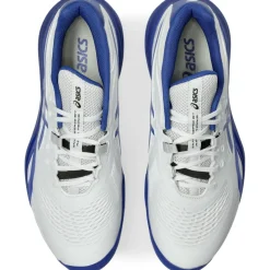 Asics GEL-RESOLUTION X CLAY tennisschoenen heren white dark cobalt< Tennisschoenen