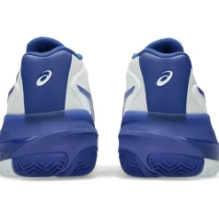 Asics GEL-RESOLUTION X CLAY tennisschoenen heren white dark cobalt< Tennisschoenen