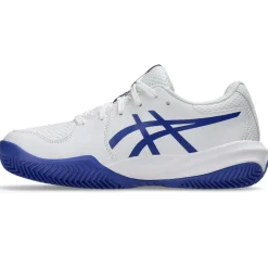 Tennisschoenen-Asics GEL-RESOLUTION X GS CLAY tennisschoenen junior white dark cobalt