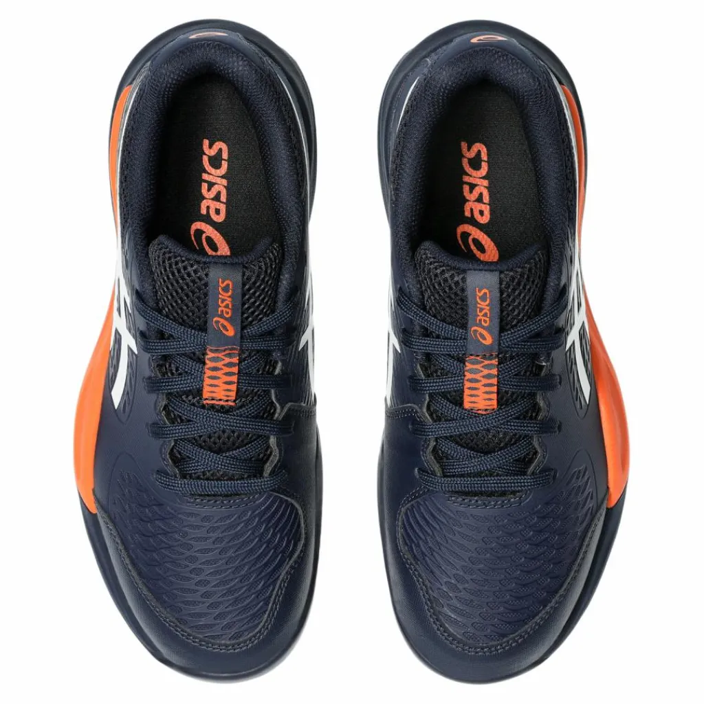 Tennisschoenen-Asics Gel-Resolution X GS Clay tennisschoenen junior midnight white