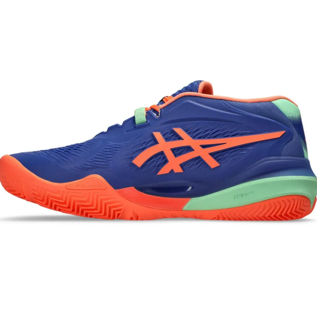 Asics GEL-RESOLUTION X padelschoenen heren dark cobalt vivid coral< Padelschoenen