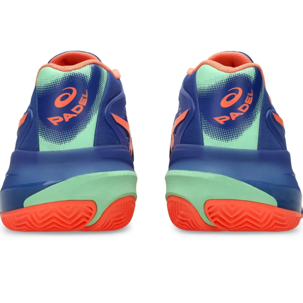 Asics GEL-RESOLUTION X padelschoenen heren dark cobalt vivid coral< Padelschoenen