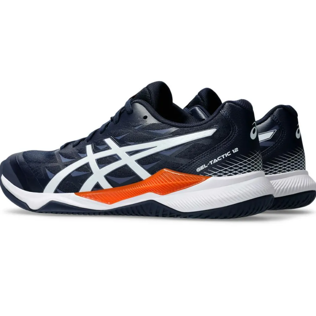 Asics Gel-Tactic 12 indoorschoenen heren midnight white< Indoorschoenen