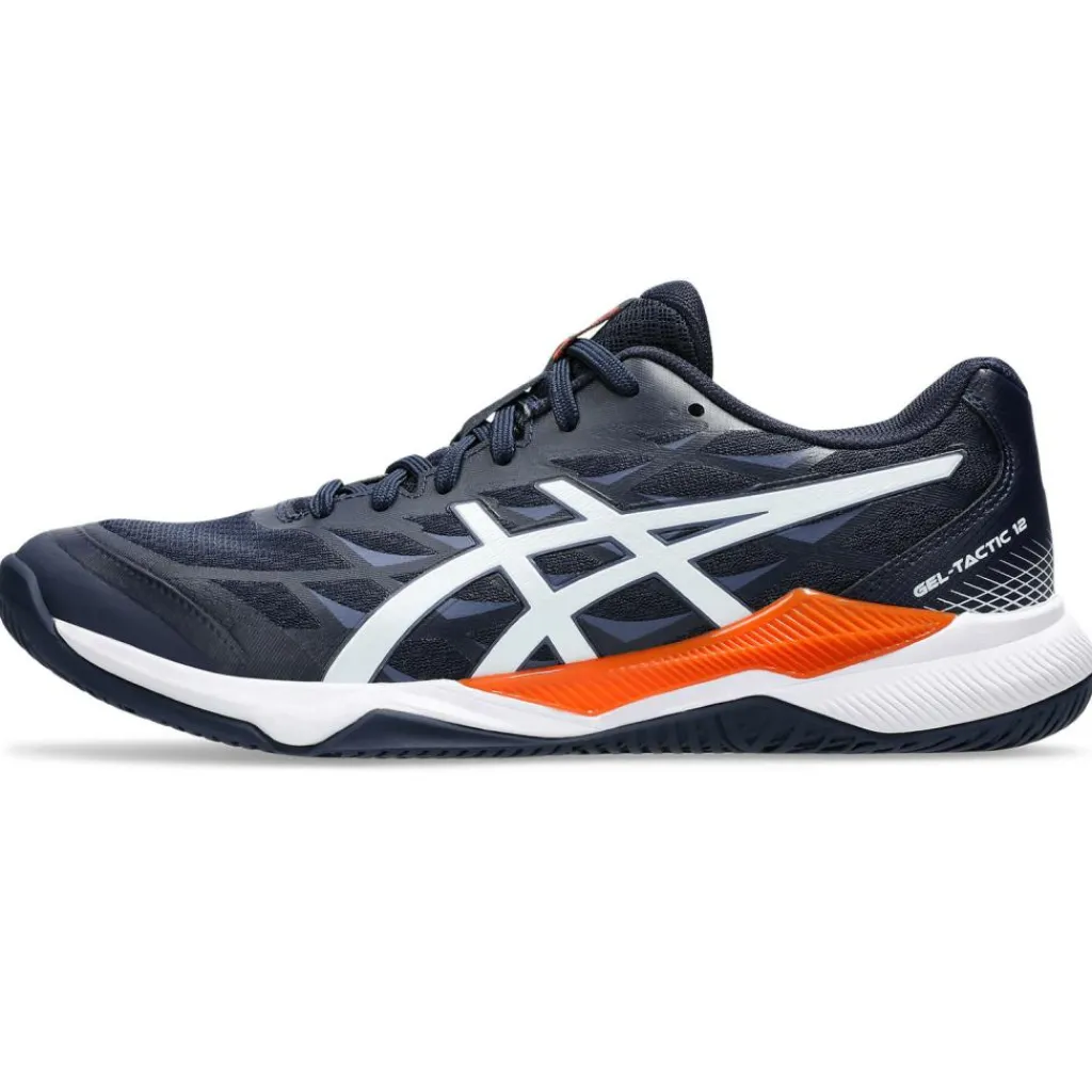 Asics Gel-Tactic 12 indoorschoenen heren midnight white< Indoorschoenen
