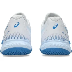 Indoorschoenen-Asics Gel-Tactic 12 indoorschoenen dames white light blue