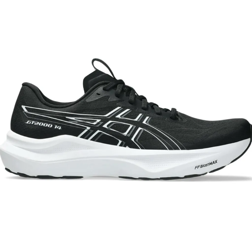 Hardloopschoenen-Asics GT-2000 14 hardloopschoenen heren black white