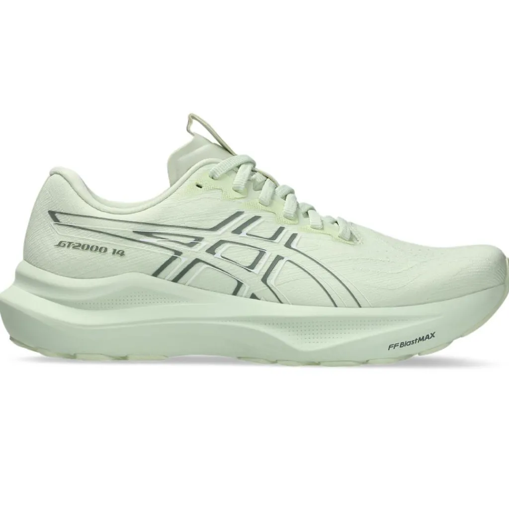 Hardloopschoenen-Asics GT-2000 14 hardloopschoenen dames whisper green monument blue