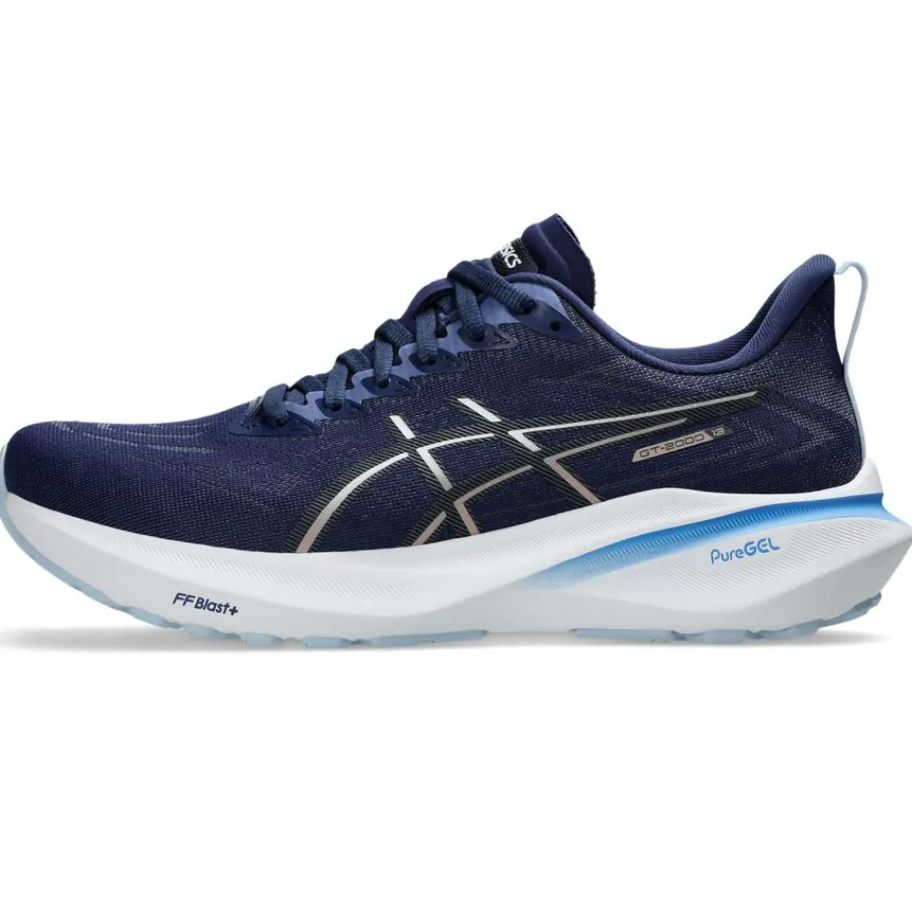 Asics GT-2000 13 hardloopschoenen dames indigo blue carrier grey< Hardloopschoenen