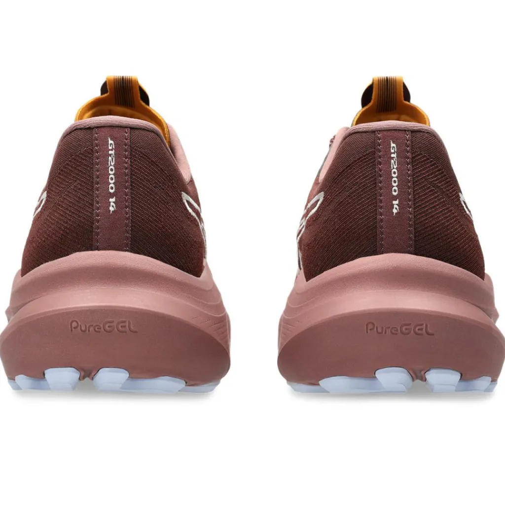 Asics GT-2000 14 hardloopschoenen dames rubble red vivid coral< Hardloopschoenen