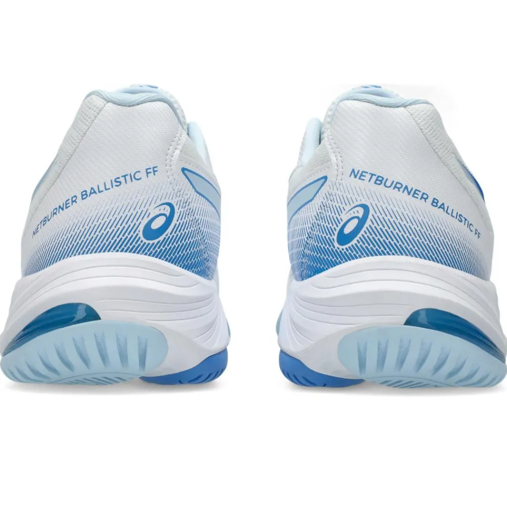 Indoorschoenen-Asics Netburner Ballistic FF 3 indoorschoenen dames white blue coast