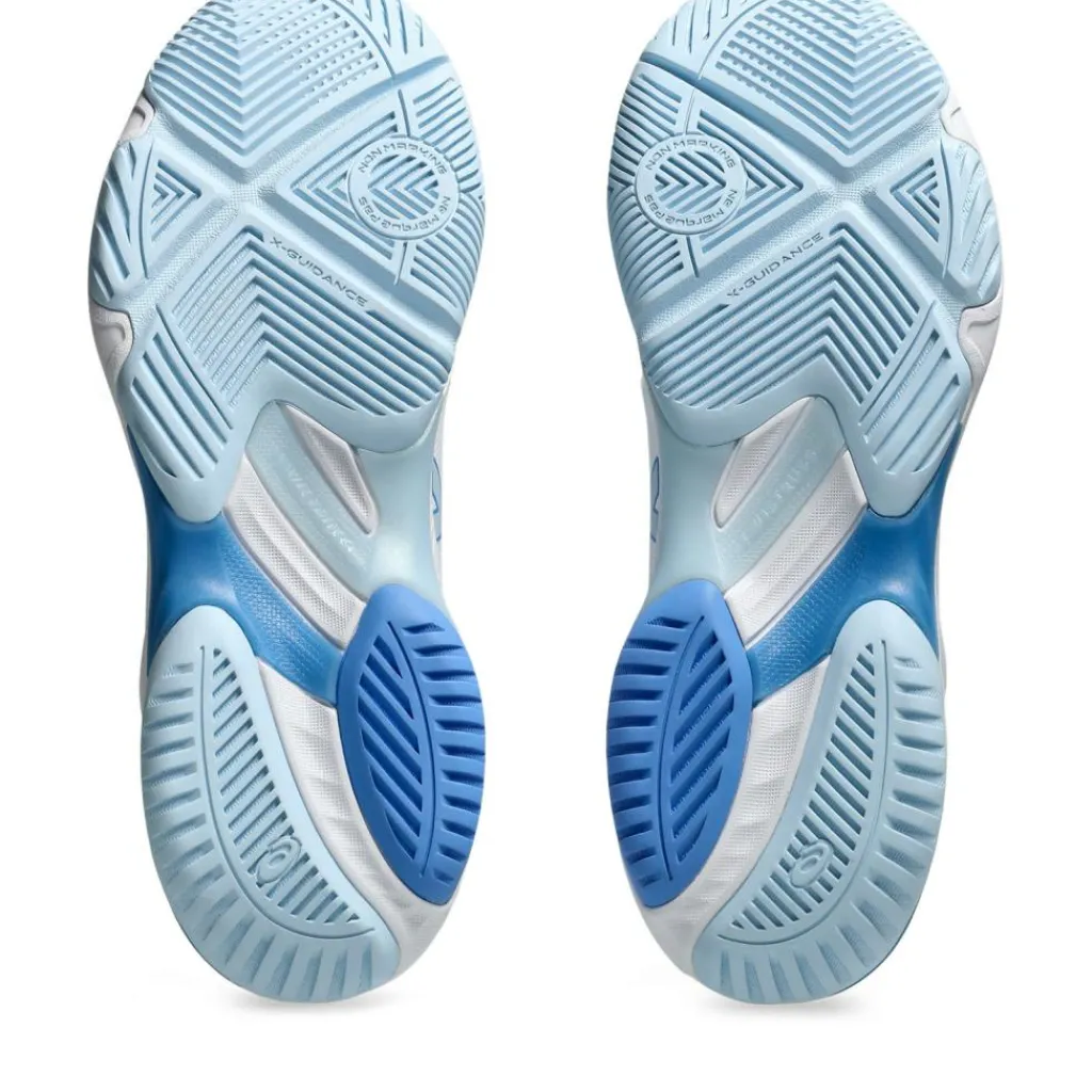 Indoorschoenen-Asics Netburner Ballistic FF 3 indoorschoenen dames white blue coast