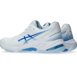 Indoorschoenen-Asics Netburner Ballistic FF 3 indoorschoenen dames white blue coast