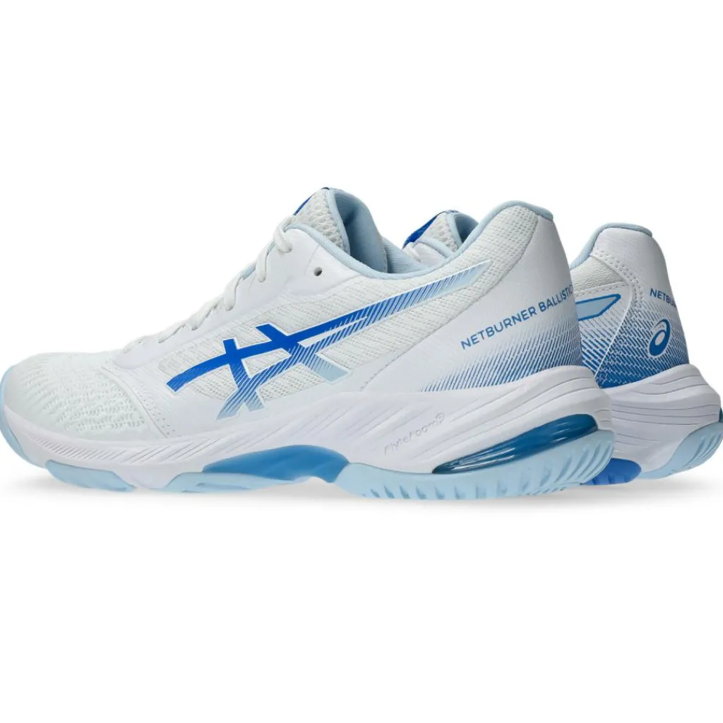 Indoorschoenen-Asics Netburner Ballistic FF 3 indoorschoenen dames white blue coast