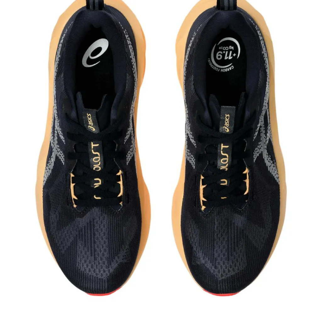 Hardloopschoenen-Asics NOVABLAST 5 hardloopschoenen heren midnight orange glow