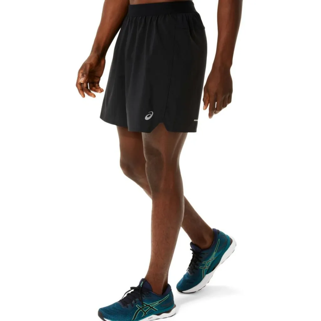 Hardloopkleding-Asics Road 2-in-1 7 inch hardloopbroek heren performance black carrier grey